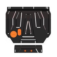 Защита картера и КПП Toyota Corolla E210 (2018-2024)/Prius (15-22)/Lexus UX (2019-2024)-№ALF24114st от Auto-Land