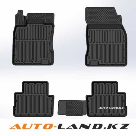 Коврики в салон Nissan Qashqai (2013-2024) сборка Англия, 3D Premium-№PR.NS.QASH.13G.02X62 в Алмате от Auto-Land