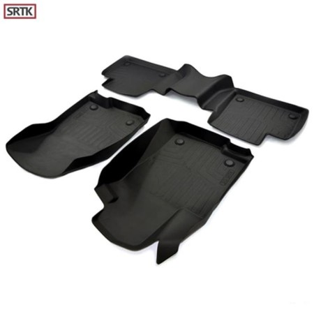 Коврики в салон Mercedes-Benz GLE Goupe (2019-2024) 3D LUX-№3D.MB.GLE.C.19G.08х09 в Алмате от Auto-Land