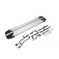 Пороги для Kia Sorento (2012-2015) &quot;Silver&quot; -№F173AL.2305.2 от Auto-Land