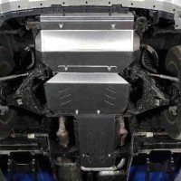 Комплект защит Tank 500 (2023-2024) радиатора, переднего моста, КПП, раздаточной коробки-№ZKTCC00625K от Auto-Land