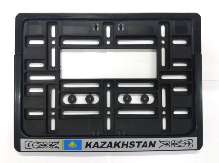 Рамка под номер квадратная KZ-№005 в Шымкенте от Auto-Land