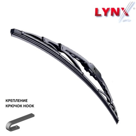 Каркасная щетка стеклоочистителя 400mm LYNX -№400L в Астане от Auto-Land