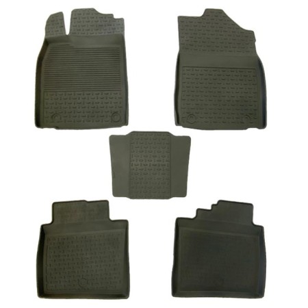 Коврики в салон Lexus ES (2012-2024) с высокими бортиками-№86499 в Алмате от Auto-Land