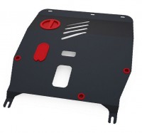 Защита картера и КПП Fiat 500 (2007-2020) без крепежа-№1.01706.1 от Auto-Land