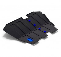 Защита картера и КПП Hyundai Santamo (1998-2003)-№111.2321.1 от Auto-Land