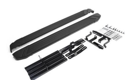 Пороги для Lifan X60 (2012-2022)  "Black"-№F160ALB.3302.2 в Астане от Auto-Land