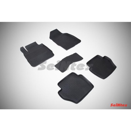 Коврики в салон Ford Fiesta (2008-2015) с высокими бортиками-№01073 в Алмате от Auto-Land