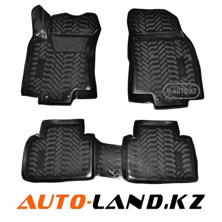Коврики в салон Nissan X-Trail T31 (2007-2014) 3D с подпятником-№61220 в Алмате от Auto-Land