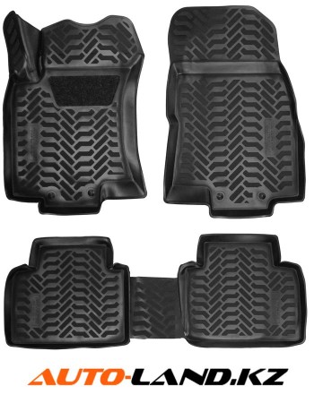 Коврики в салон Nissan X-Trail T32 (2014-2024) 3D с подпятником-№61249 в Алмате от Auto-Land