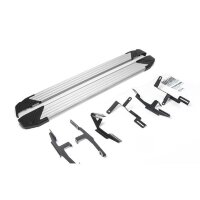 Пороги для Mazda CX-9 (2017-2022) &quot;Silver&quot;-№F193AL.3803.1 от Auto-Land