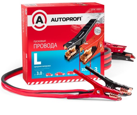 Провода пусковые "AUTOPROFI" - 3000 L-№AP.BC - 3000 L в Астане от Auto-Land