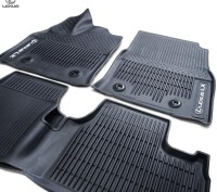 Коврики в салон Lexus LX600 2022-по н.в резиновые (Оригинал)-№PW21060024 от Auto-Land