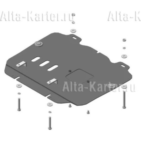 Защита картера и перед. дифференциала Lexus GS 350 (2008-2022)-№15010 в Астане от Auto-Land