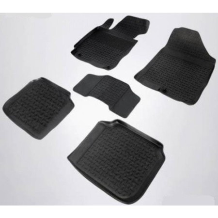 Коврики в салон Hyundai Elantra (2011-2016) с высокими бортиками-№82540 в Алмате от Auto-Land