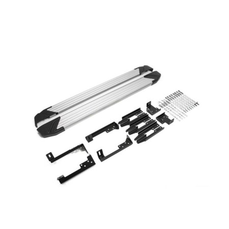 Пороги для Lada Largus (2012-2022)/Largus Cross (2014-2022) "Silver" -№F193AL.6001.2 в Алмате от Auto-Land