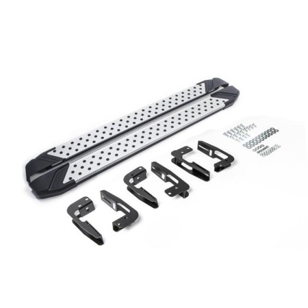 Пороги для Mitsubishi Pajero IV (2006-2022) "Bmw-Style"-№D173AL.4002.1 в Астане от Auto-Land