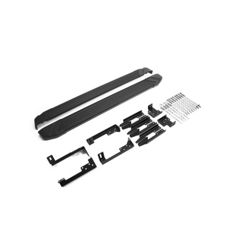 Пороги для Lada Largus Cross (2014-2022) "Black"-№F193ALB.6001.2 в Астане от Auto-Land