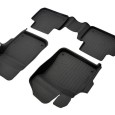 Коврики в салон Volkswagen Touareg (2018-2024) 3D LUX-№3D.VW.TOUAR.18G.08005 в Алмате