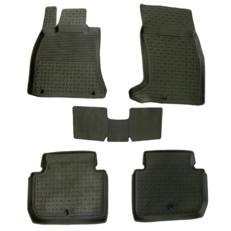 Коврики в салон Kia Stinger (2017-2024) с высокими бортиками-№89386 в Алмате от Auto-Land