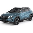 Пороги для Hyundai Santa Fe (2020-2022) "Silver"-№F180AL.2312.1 в Алмате