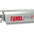 Маркиза Fiamma F80s, 3.4м, механическая накрышная, корпус белый, полотно серое-№07830C01R в Паводаре