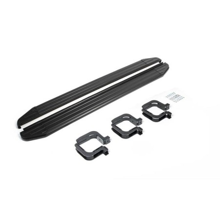 Пороги для Mitsubishi L200 (2006-2015)  "Premium-Black"-№A193ALB.4003.1 в Астане от Auto-Land