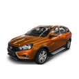 Пороги для Lada Vesta SW Cross (2017-2022) "Bmw-Style"-№D180AL.6003.1 в Алмате