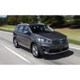 Пороги для Kia Sorento Prime (2015-2020) "Black"-№F180ALB.2803.4 в Алмате