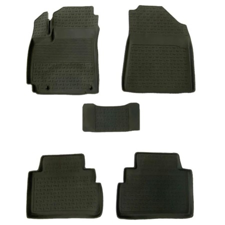 Коврики в салон Kia Soul (2019-2024) с высокими бортиками-№92059 в Кокшетау от Auto-Land