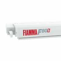 Маркиза Fiamma F80s, 3.7м, механическая накрышная, корпус белый, полотно серое-№07830D01R от Auto-Land