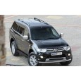Пороги для Mitsubishi Pajero Sport (2008-2016) "Premium-Black"-№A173ALB.4003.1 в Алмате