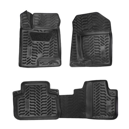 Коврики в салон Subaru XV (2017-2022) 3D с подпятником-№62622 в Астане от Auto-Land