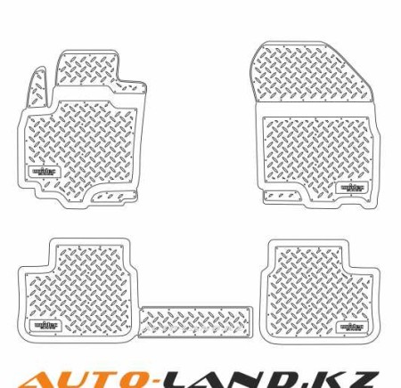 Коврики в салон Fiat Sedici (2006-2014)-№NPL-Po-21-03 в Астане от Auto-Land