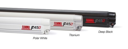Маркиза Fiamma F45S, 3.0м, Корпус белый, полотно серое-№06280A01R в Шымкенте от Auto-Land