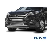 Защита переднего бампера d57 Hyundai Tucson (2015-2018) -№R.2308.002 от Auto-Land