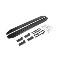 Пороги для Volkswagen Tiguan (2017-2022) &quot;Premium-Black&quot;-№A173ALB.5802.4 от Auto-Land