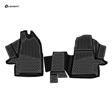 Коврики в салон Ford Transit (2024-2025) 2 шт. 3D-№ELEMENT3DAN0942210.F в Алмате от Auto-Land