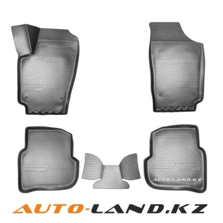 Коврики в салон Volkswagen Polo (2010-2019)-№NPA11-C95-421 в Таразе от Auto-Land
