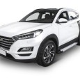 Пороги для Hyundai Tucson (2015-2020)/Kia Sportage (2016-2022) "Silver"-№F173AL.2309.2 в Астане