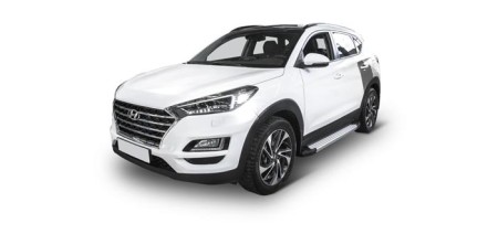 Пороги для Hyundai Tucson (2015-2020)/Kia Sportage (2016-2022) "Silver"-№F173AL.2309.2 в Паводаре от Auto-Land