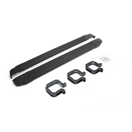 Пороги для Mitsubishi Pajero Sport (2008-2016) "Black"-№F173ALB.4003.1 в Астане от Auto-Land