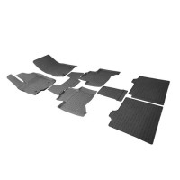 Коврики в салон Toyota Land Cruiser Prado 250 (2024-2025) (7 мест) с высоким бортом-№318232 от Auto-Land