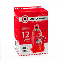 Домкрат гидравлический бутылочный 12т 1/2-№DG-12 от Auto-Land