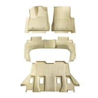 Коврики в салон Toyota Land Cruiser 300 (2021-2024) 3D бежевые-№bezh-LC300 от Auto-Land