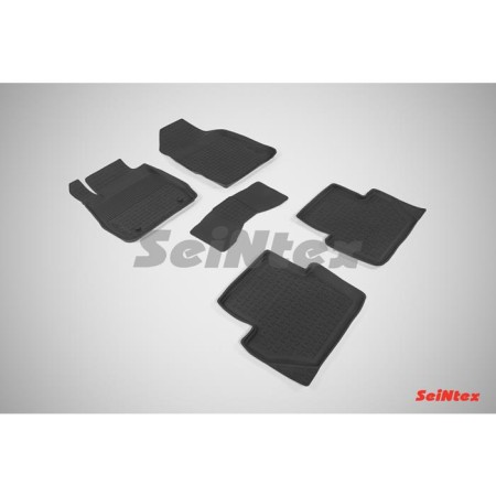 Коврики в салон Ford Fiesta (2015-2019) с высокими бортиками-№86416 в Алмате от Auto-Land