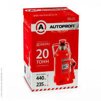 Домкрат гидравлический бутылочный 20т 1/2-№DG-20 от Auto-Land