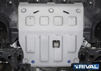 Защита картера и КПП Hyundai Elantra (2020-2024) Алюминий-№333.2386.1 от Auto-Land