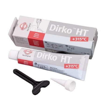 Силиконовый герметик DIRKO 70ml серый +300°-№527.291 в Астане от Auto-Land