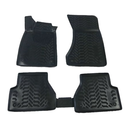 Коврики в салон Audi A4 (2015-2024) B9 3D с подпятником-№61117 в Алмате от Auto-Land